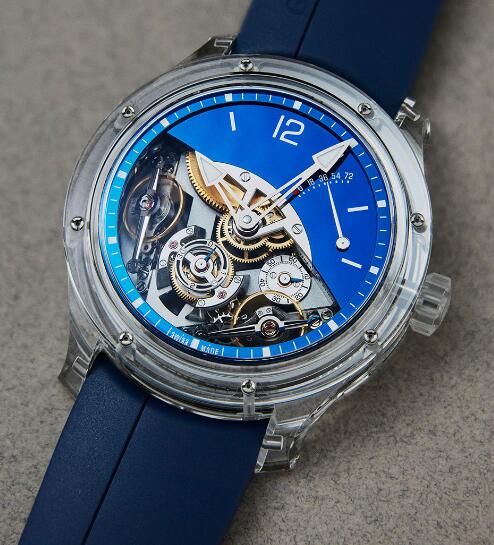 Review Greubel Forsey Double Balancier Blue Sapphire watch